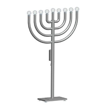 The Heritage Super Large Display Menorah - 6 ft