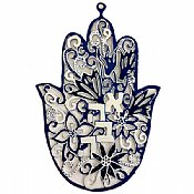 Hand Decorated Hamsa by Glushka Israel - Love