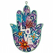 Hand Decorated Hamsa by Glushka Israel - Love
