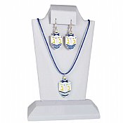 Dreidel Jewelry Set - Earrings and Necklace Gift Boxed