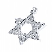 Large Sterling Silver Star of David