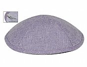 Deluxe Linen Kippot with Optional Imprint - Lavender