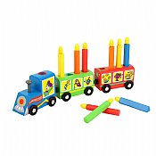 Educational Wooden Kiddie Menorah Train