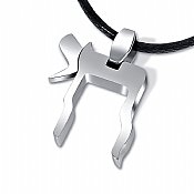 Stainless Steel Chai Pendant with Chain