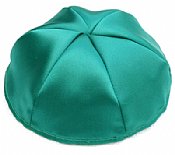 Satin Kippot with Optional Personalization - Teal