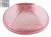 Deluxe Imprinted Satin Kippot - Light Pink