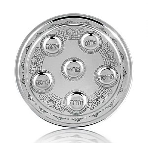 Aluminum Seder Plate Jerusalem