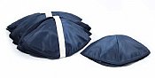 Navy Unlined Shul Kippot Bulk Pack of 144