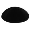 Velvet Lined Kippot - Black