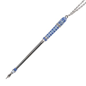 Silver Plated Torah Pointer with Enamel - Blues