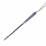 Silver Plated Torah Pointer with Enamel - Purple