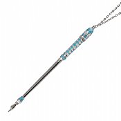 Silver Plated Torah Pointer with Enamel - Turquoise