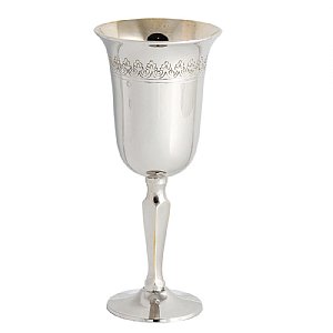 Tall Classic Kiddush Cup - High Polished