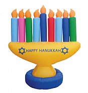 Menorah Indoor/outdoor Inflatable Decoration - 7' Feet